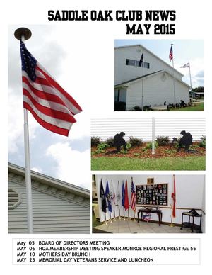201505 May Saddle Oak Club Newsletter