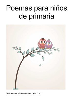 Poemas para niños