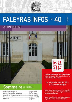 Bulletin Faleyras Janvier 2015