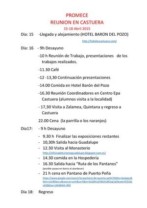 Programa Encuentro Castuera