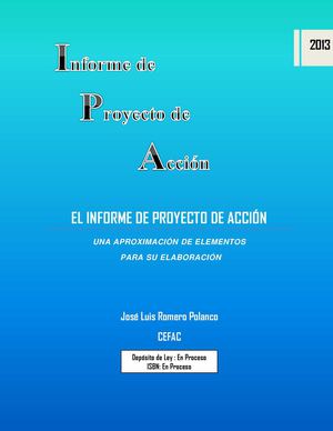 El Informe De Proyecto Acción