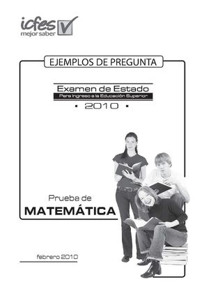 Prueba Icfes Matemáticas 2010