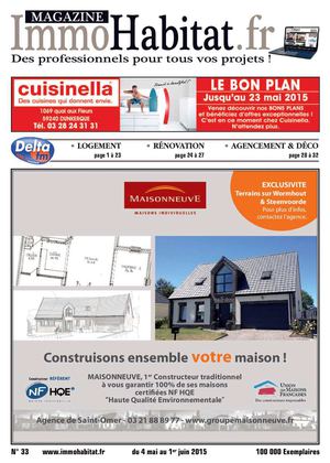 N°33 Du 4 Mai 2015 Immo Habitat.Fr Magazine