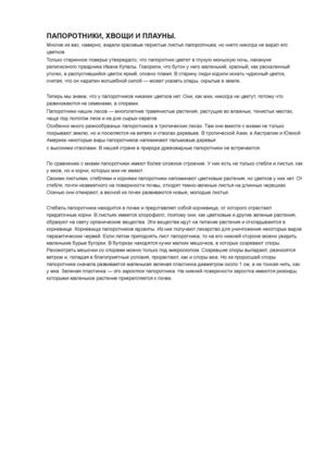 папоротники хвощи мхи