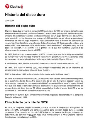 Historia Del Disco Duro