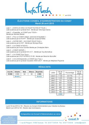 07 Info Flash Resultats Elections