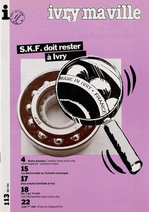 Ivry ma ville n°113 - mai 1983
