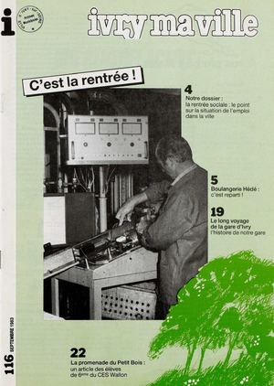 Ivry ma ville n°116 - septembre 1983
