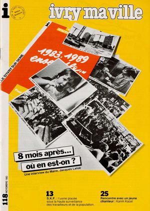 Ivry ma ville n°118 - novembre 1983