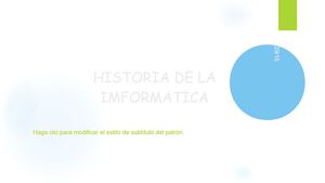 Historia De La Imformatica