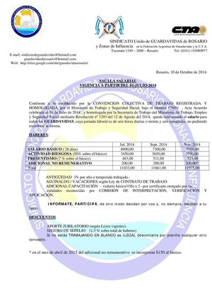 Escala Salarial 14-15