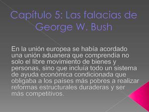 Las Falacias De George W Bush