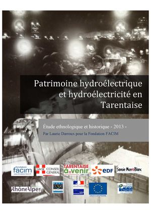 Barrages Hydrolectricite Tarentaise Fondation Facim