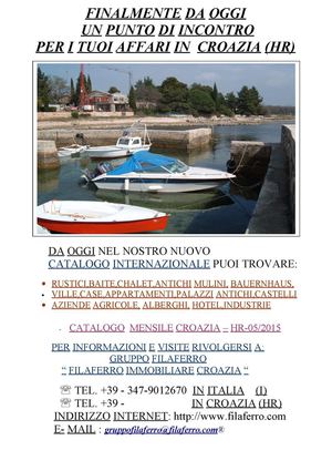 EUROPA " Croazia ( Hr) 2015 " Catalogo Mensile Elencoofferteimmobiliari 2015