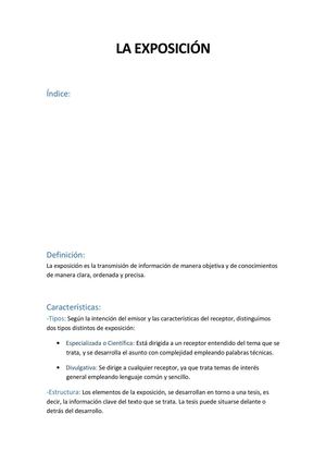 La Exposición