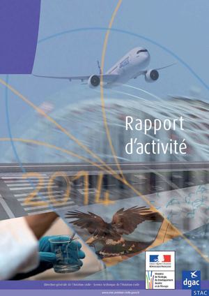 Rapport d'activité 2014 du Service technique de l'aviation civile