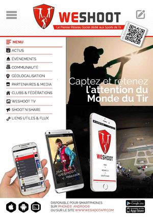 Weshoot Réseau Social dédié au monde du Tir Sportif