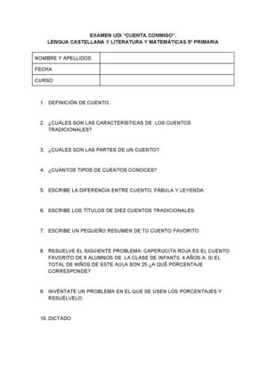 Examen Y Adaptación Para Tdah Udi Cuenta Conmigo