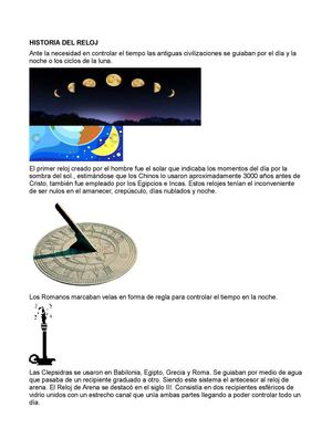 Historia Del Reloj