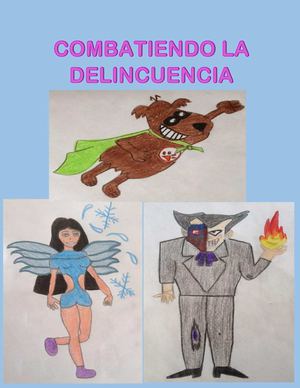 Comic Combatiendo La Delincuencia