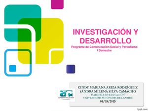 INVESTIGACIÓN Y DESARROLLO UNIDAD 1
