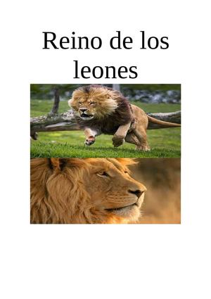 el reino de los leones