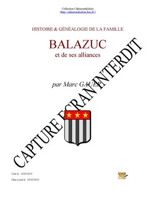 Balazuc et les Dames Vierne