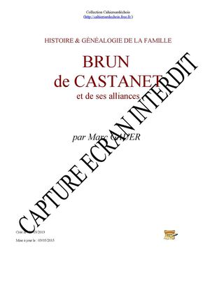 Brun de Castanet et Fourchades