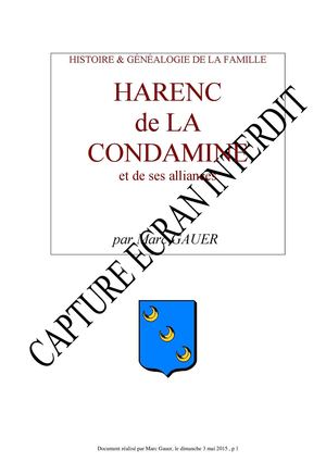 Harenc de la Condamine