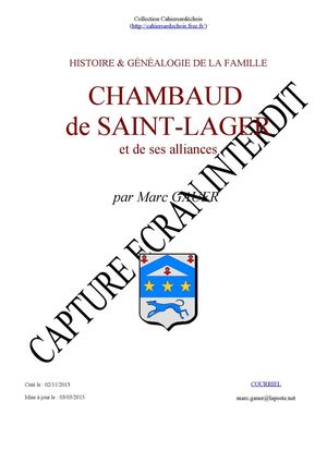 Chambaud de St-Lager
