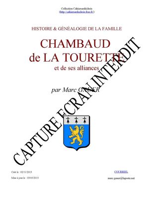Chambaud de La Tourette