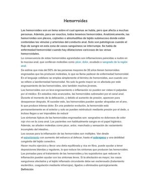 Hemorroides