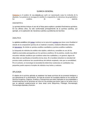QUIMICA GENERAL
