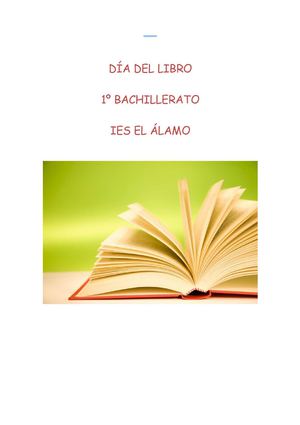 Día Del Libro 1 Bach