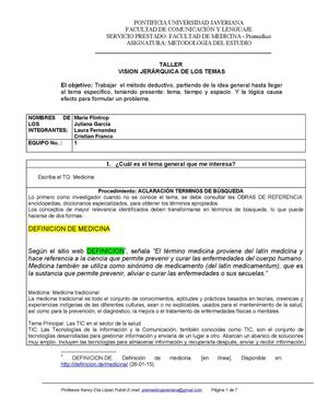 Taller Visison Jerarquica