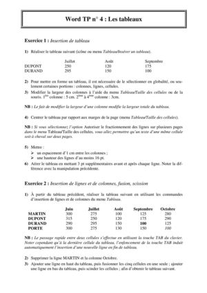 Word Tp4