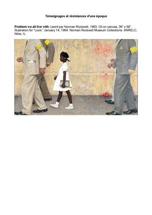 Problem we all live with de Norman Rockwell