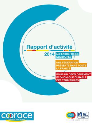 Rapport d'activité COORACE 2014