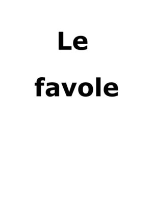 Le favole