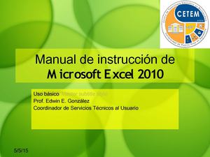 Modulo Excel