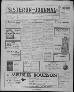 Le Sisteron Journal du 16/01/1971