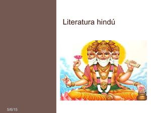 Literatura Hindú