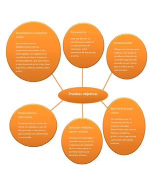 Mapa Conceptual De Pruebas Objetivas