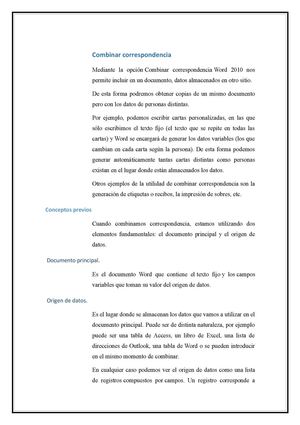 Clase 4 Combinar Correspondencia