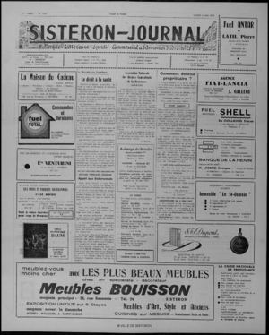 Le Sisteron Journal du 06/05/1972