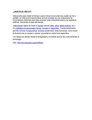Que Es El Reloj