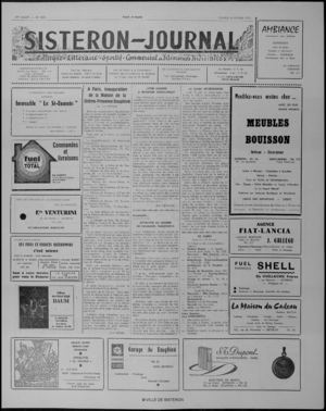 Le Sisteron Journal du 24/02/1973