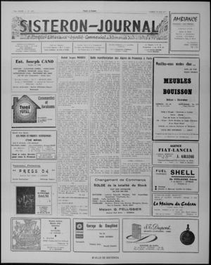 Le Sisteron Journal du 19/05/1973
