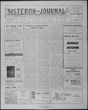 Le Sisteron Journal du 05/01/1974