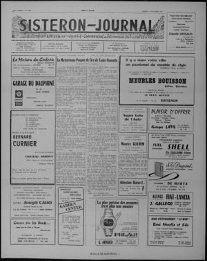 Le Sisteron Journal du 27/12/1975